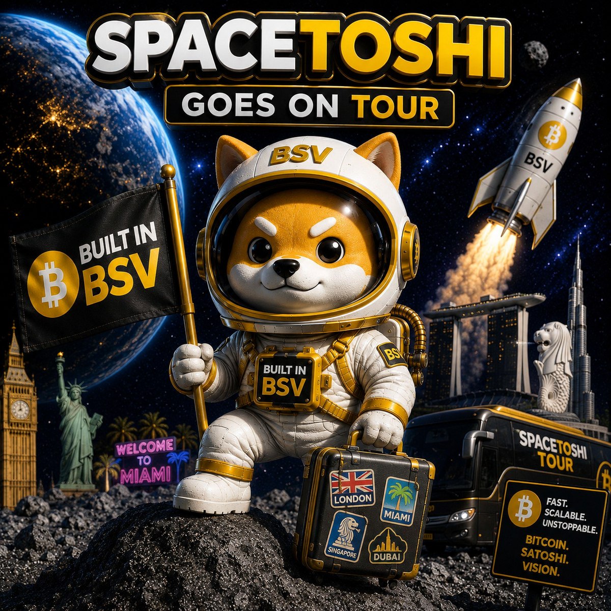 SpaceToshi goes on tour